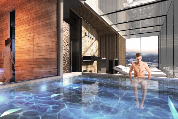 piscina Grand hotel des Alpes Chamonix